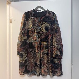 Zara Multicolor Paisley Women's Dress